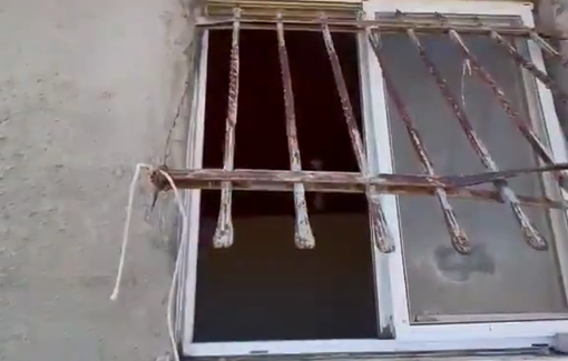 Thumbnail preview image for the video titled: Israeli settler gangs left severe damage on a home in the Khirbet Shi'b al-Butum area in Masafer Yatta