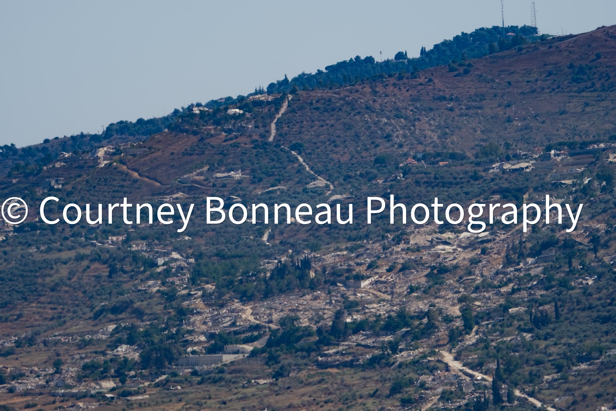Thumbnail preview image for the video titled: Kfar Kila, a once vibrant Lebanese border village, is completely destroyed by Israeli army