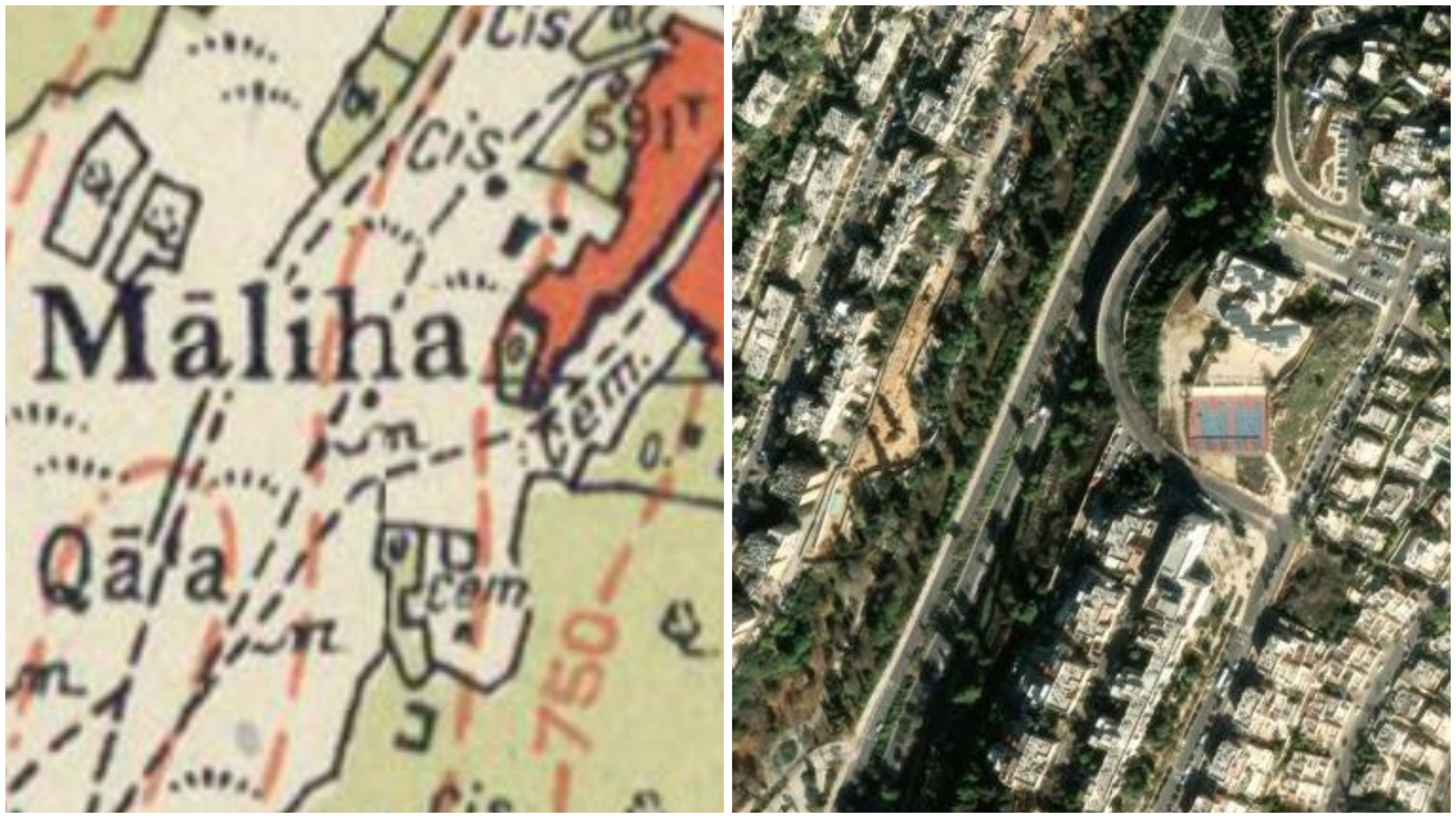 Thumbnail preview image for the video titled: Ort Minkoff Middle School was built on the ruins of the Palestinian village of Maliha, now the Malha neighborhood in Jerusalem