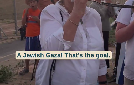 Thumbnail preview image for the video titled: Nearly half of Israel’s government joins march vowing Gaza settlements