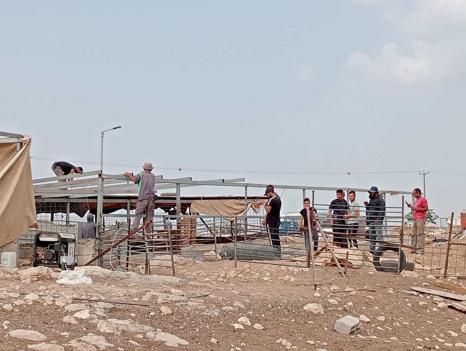Thumbnail preview image for the video titled: The community of Khirbet Zanuta is packing up their village, forced to leave under settler harassement