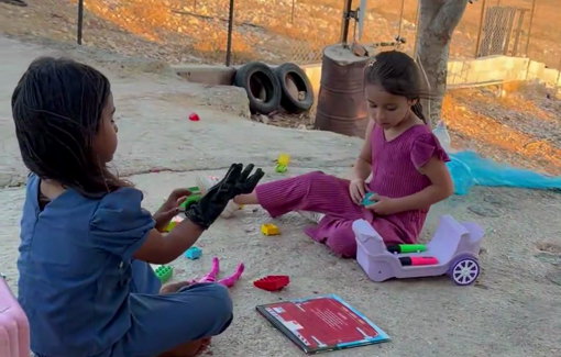 Thumbnail preview image for the video titled: Under Closed Military Zone and harassment by settlers, the besieged childhood in Dar Faza'a