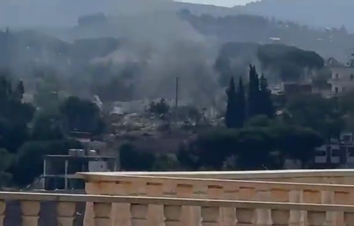 Thumbnail preview image for the video titled: Israeli forces today demolished the Al Mahdi school in Zowtar al Sharqia in South Lebanon