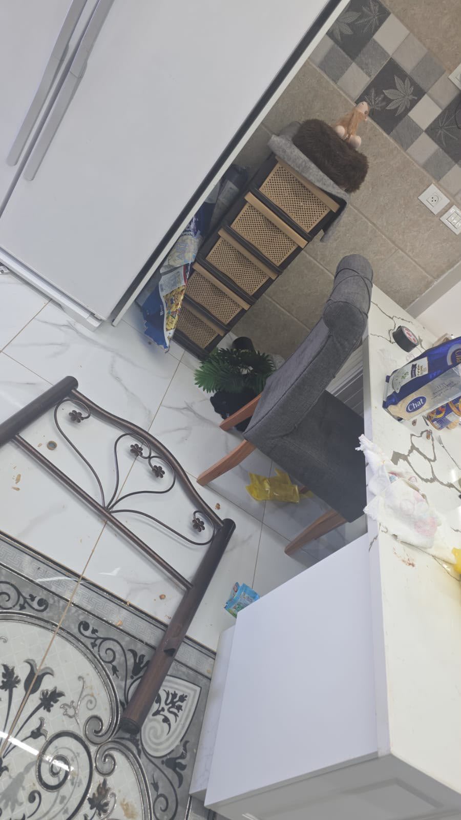 Thumbnail preview image for the video titled: Palestinian property was damaged in homes in Qusra that were briefly occupied by Israeli soldiers