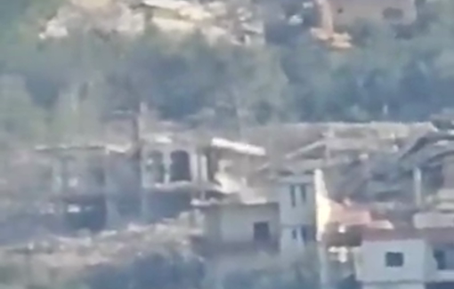 Thumbnail preview image for the video titled: Israeli bulldozers have begun demolishing homes and damaging their surroundings in Al-Mansouri