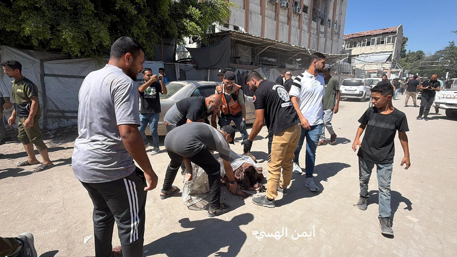 Thumbnail preview image for the video titled: Police officer gruesomely beheaded in Israeli massacre of police HQ