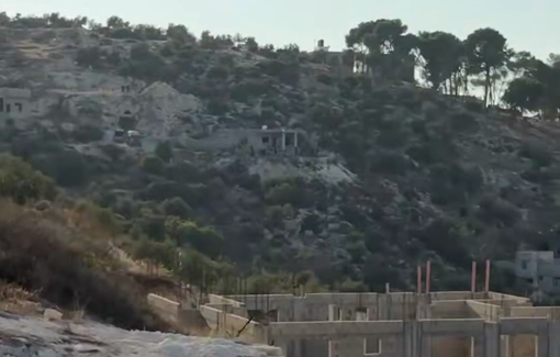 Thumbnail preview image for the video titled: Israeli drone struck and killed three Palestinians in a house under construction on the outskirts of Jenin