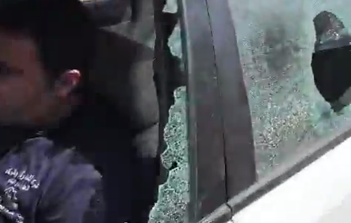 Thumbnail preview image for the video titled: Palestinians injured and vehicle damaged by setters in several villages around Nablus during the olive harvest