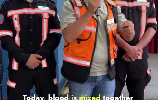 Thumbnail preview image for the video titled: "Today, the blood of Christians and Muslims is mixed together in one scene,"