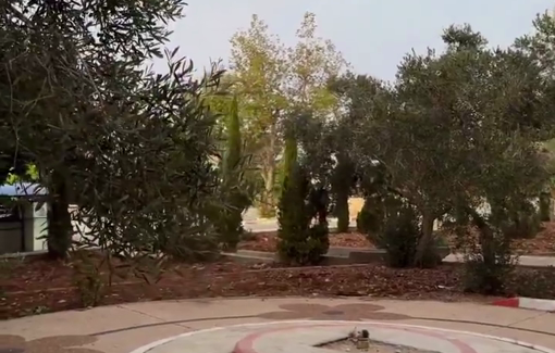 Thumbnail preview image for the video titled: Israeli Forces raided Birzeit University's main campus, destroyed and confiscated the Martyrs Memorial