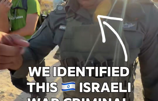 Thumbnail preview image for the video titled: Ronen Kazaila, commanding officer in the Border Police, documented committing crimes against humanity in Qusra and Beit Ummar