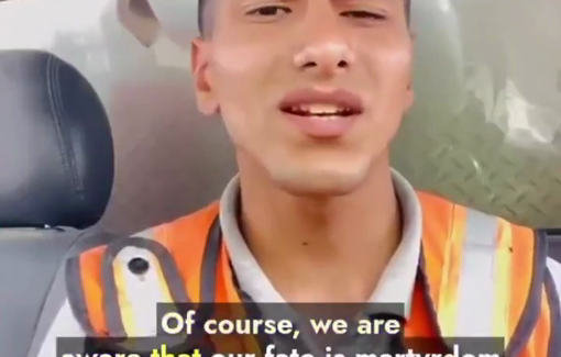 Thumbnail preview image for the video titled: Martyred Civil Defense volunteer speaks of readiness to make the ultimate sacrifice to fulfil his humanitarian duty