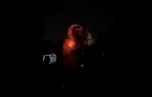 Thumbnail preview image for the video titled: The moment Israel bombed a house in the Sabra neighborhood of Gaza City