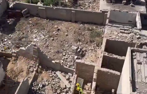 Thumbnail preview image for the video titled: Palestinians work to restore the historic Khan Younis market despite Israeli gunfire