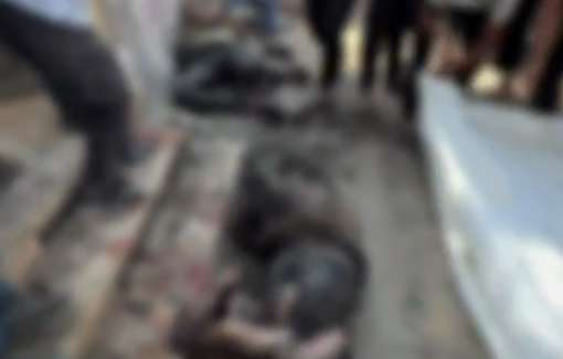 Thumbnail preview image for the video titled: Gruesome Israeli massacre of young men in western Gaza City