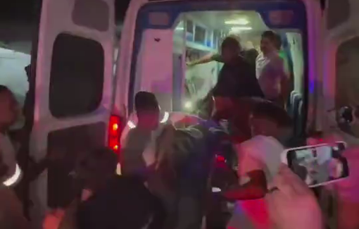 Thumbnail preview image for the video titled: Rescue crews recover the bodies of Palestinians killed by Israeli strike on tent in Khan Younis