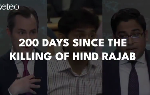Thumbnail preview image for the video titled: For 200 days now, I’ve pressed the US on the killing of Hind Rajab, her family & medics sent to save her