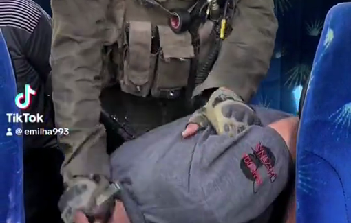 Thumbnail preview image for the video titled: IDF soldier roughs up Palestinian abductees